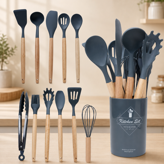 Silikon-Küchenhelfer-Set 12-teilig – Ansicht 2