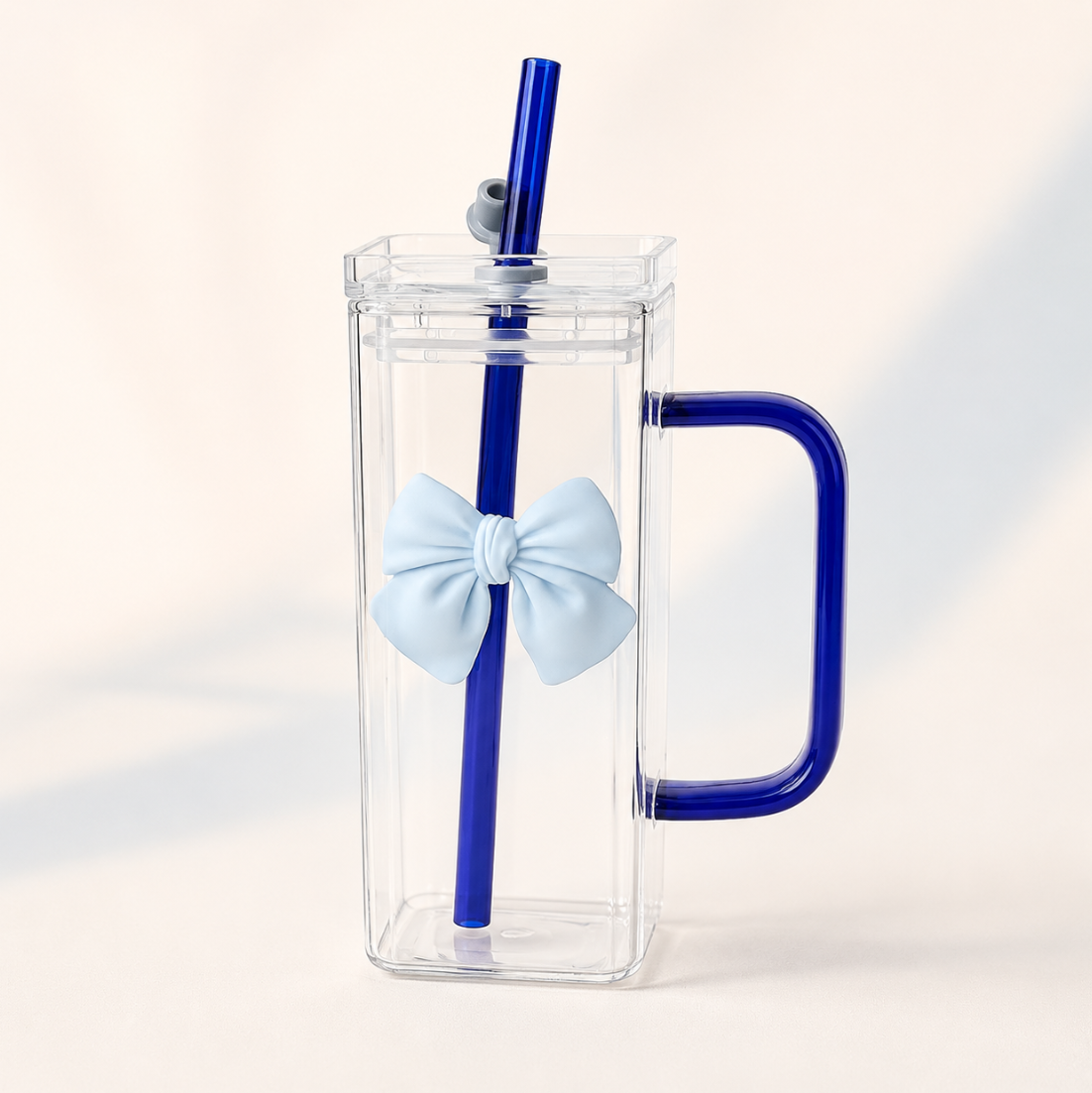 Glasbecher mit 3D-Schleife – Farbvariante 3