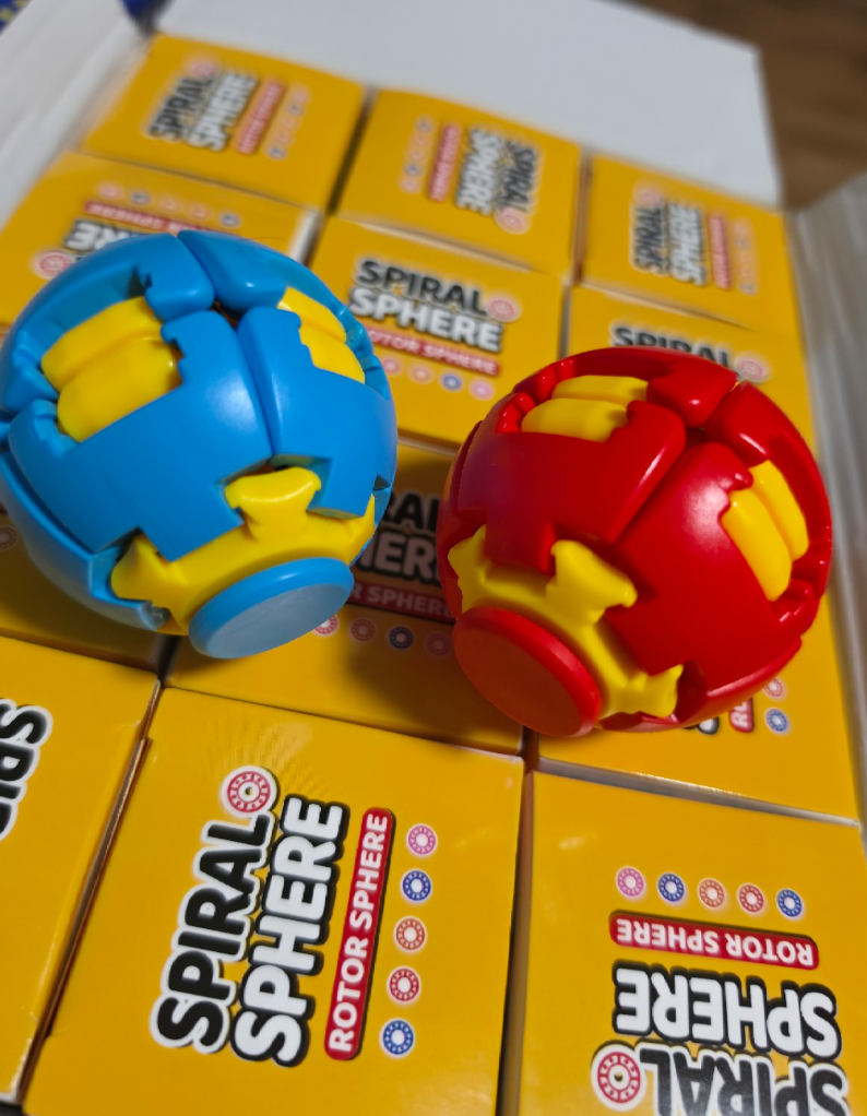 Spiral Sphere – Drehbarer Fidget-Ball