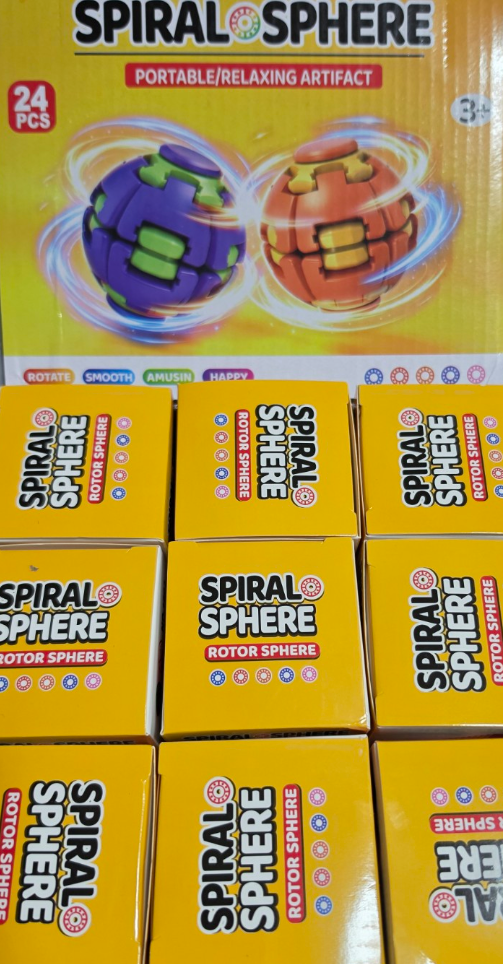 Spiral Sphere – Drehbarer Fidget-Ball