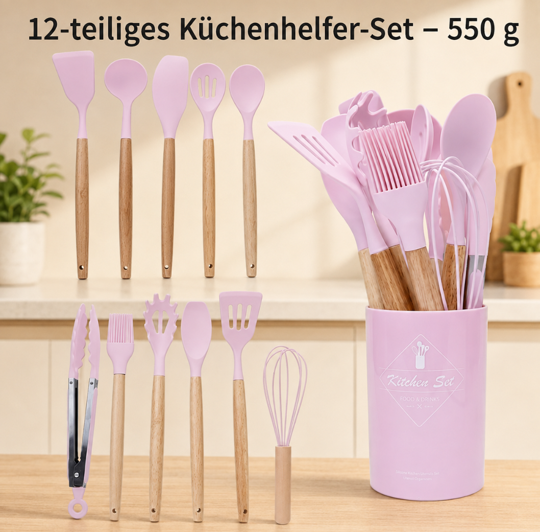 Silikon-Küchenhelfer-Set 12-teilig – Ansicht 3