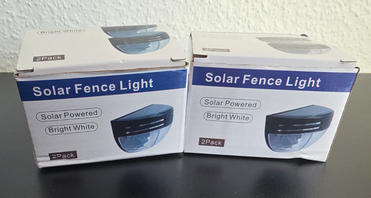 Solar-Wandleuchten 4er-Set – Ansicht 2