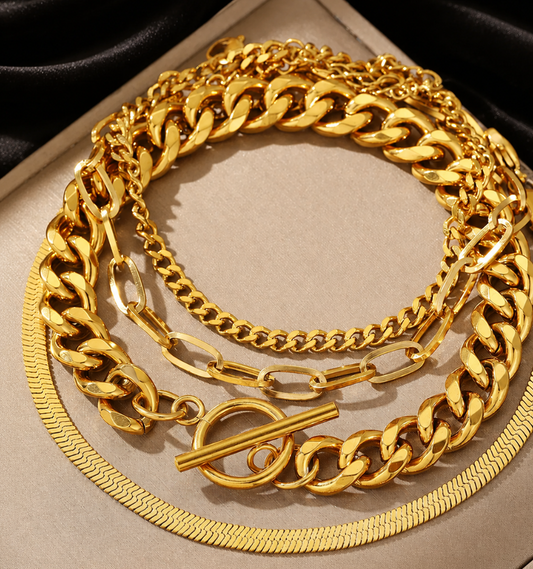 Damen-Armband-Set Edelstahl – Ansicht 2