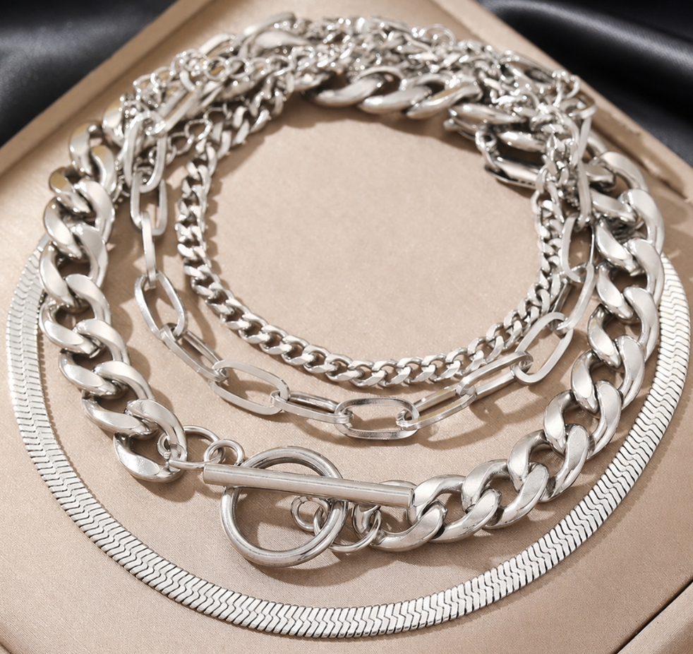 Damen-Armband-Set Edelstahl – Ansicht 3