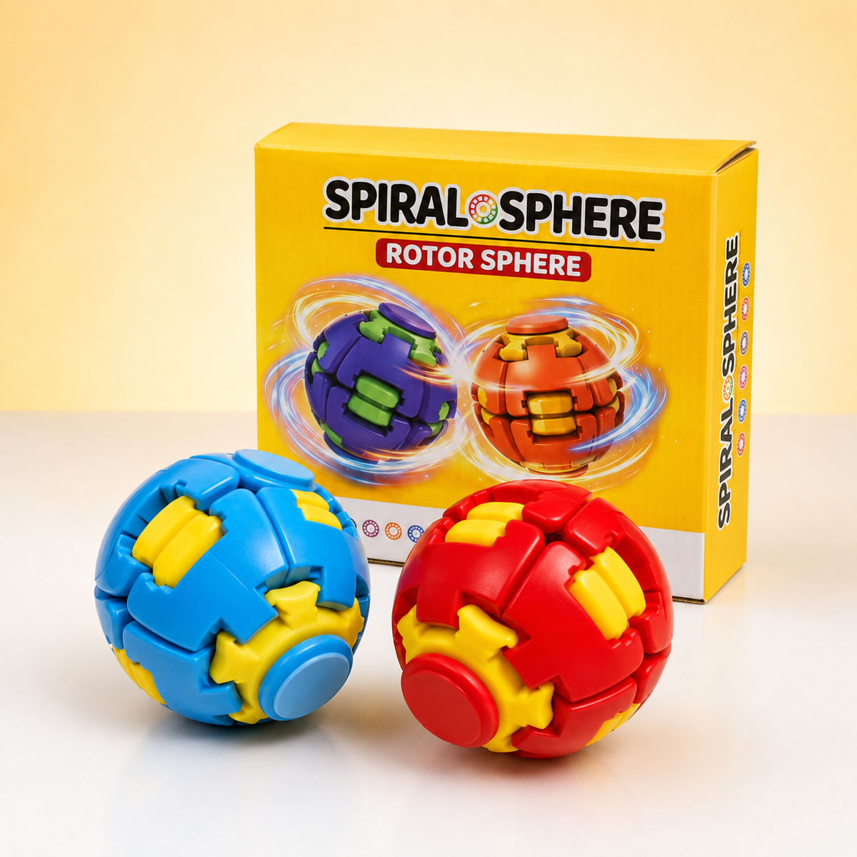 Spiral Sphere Fidget-Ball – Ansicht 3