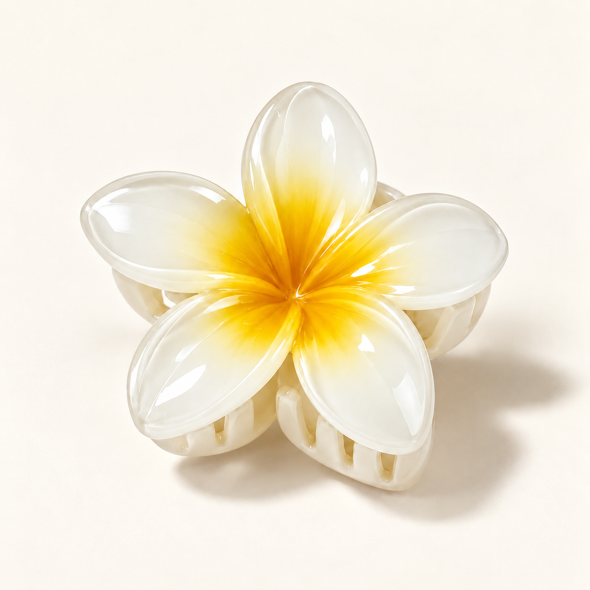 Blumenhaarspange Frangipani – Farbe 2