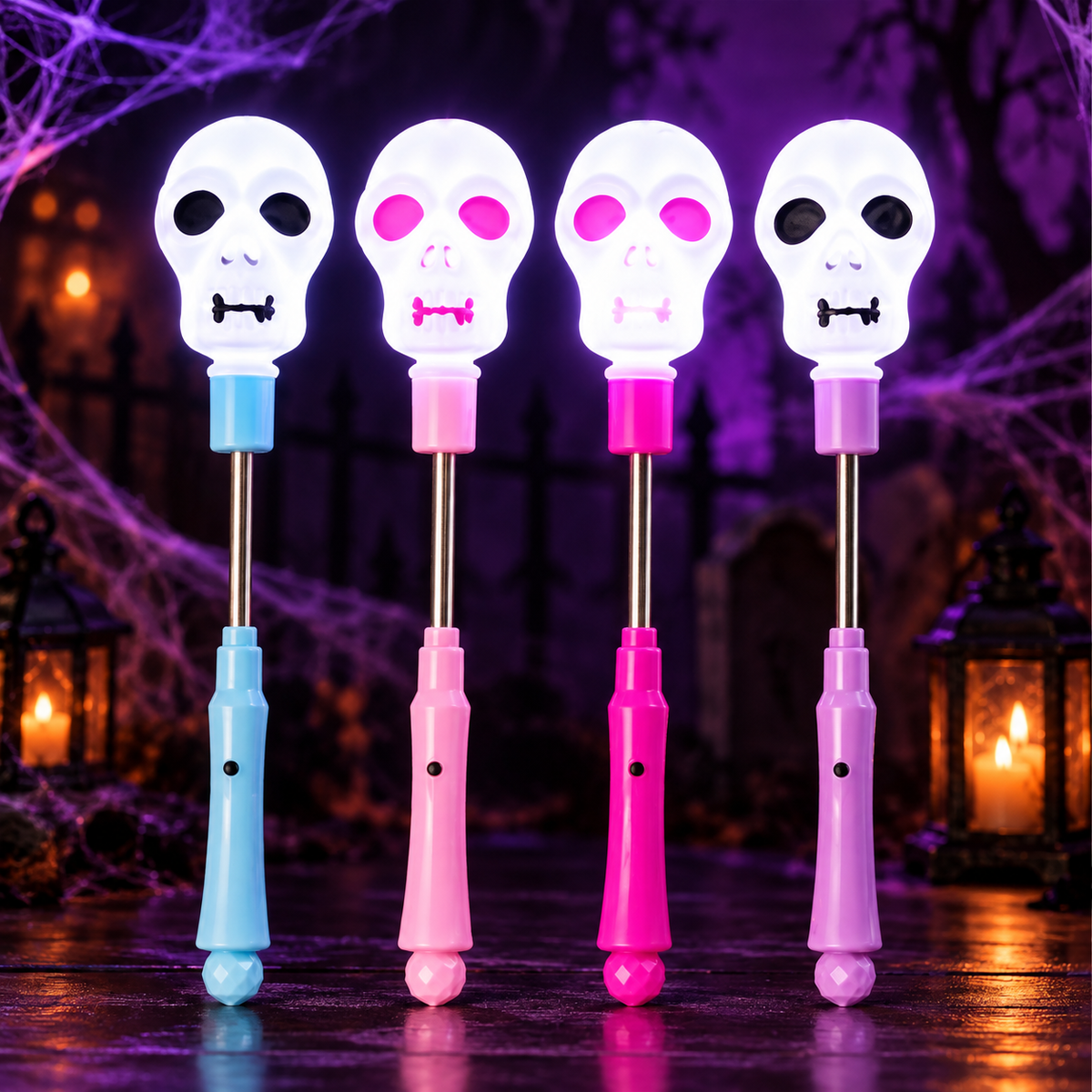 Leuchtender Halloween-Stab