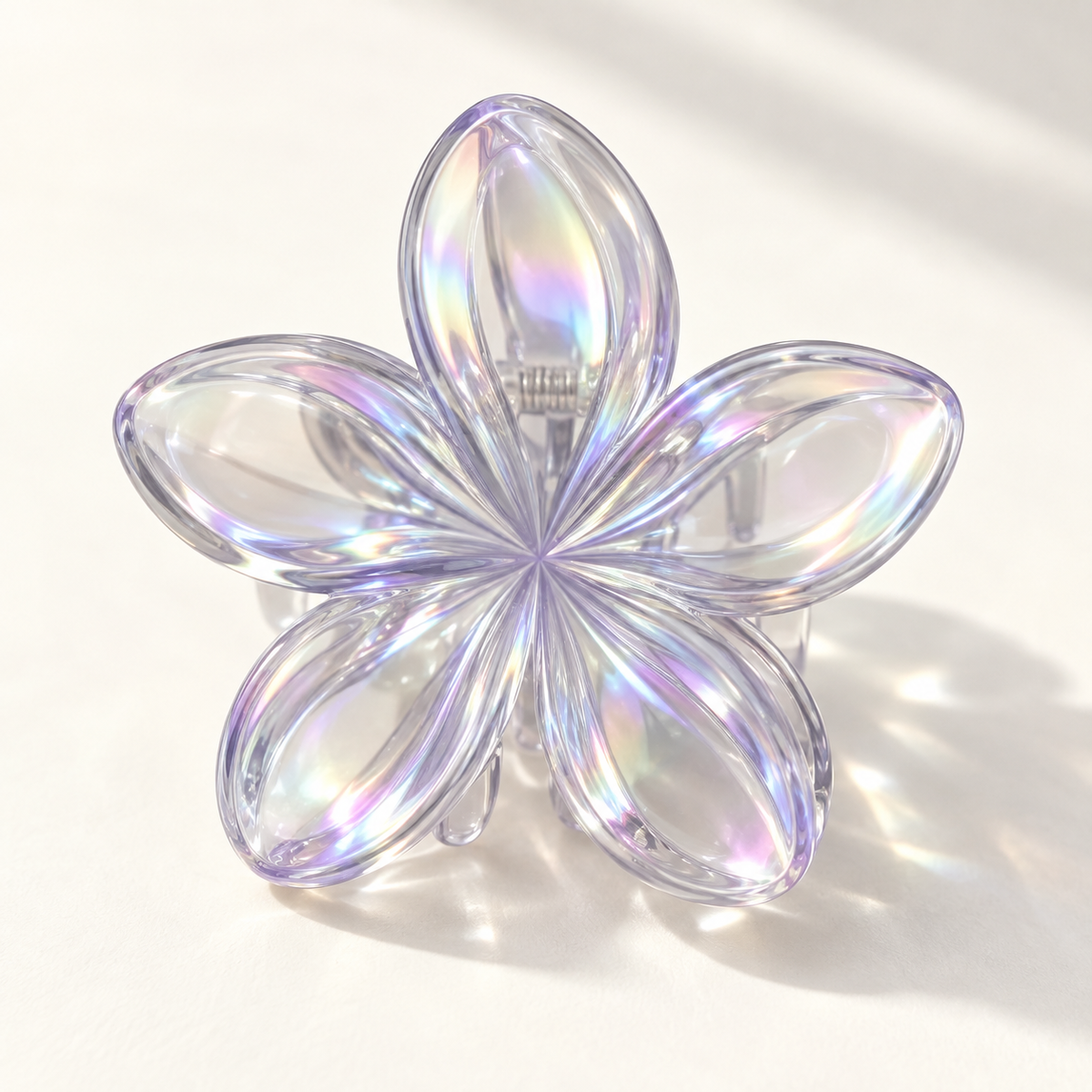 Schimmernde Blumen-Haarspange – Farbe 3