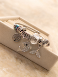 🐬 Funkelnder Delfin-Charm-Armreif mit Lebensbaum ✨
