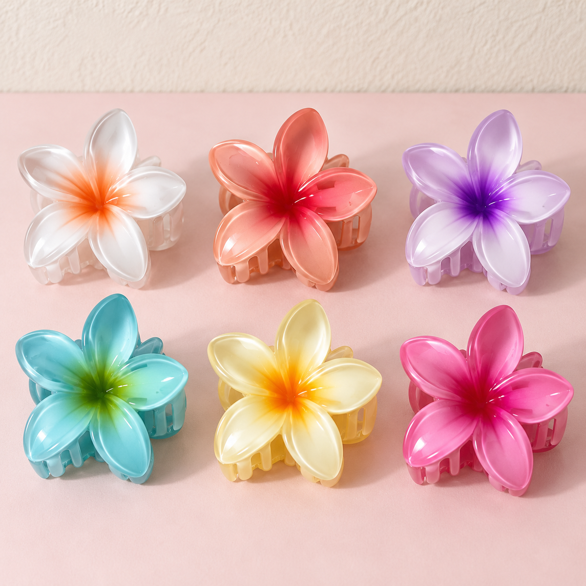 Frangipani-Haarspange – Farbe 7