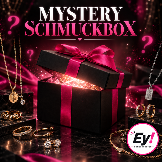 Mystery Schmuckbox mit Schmuck in Silber und Gold