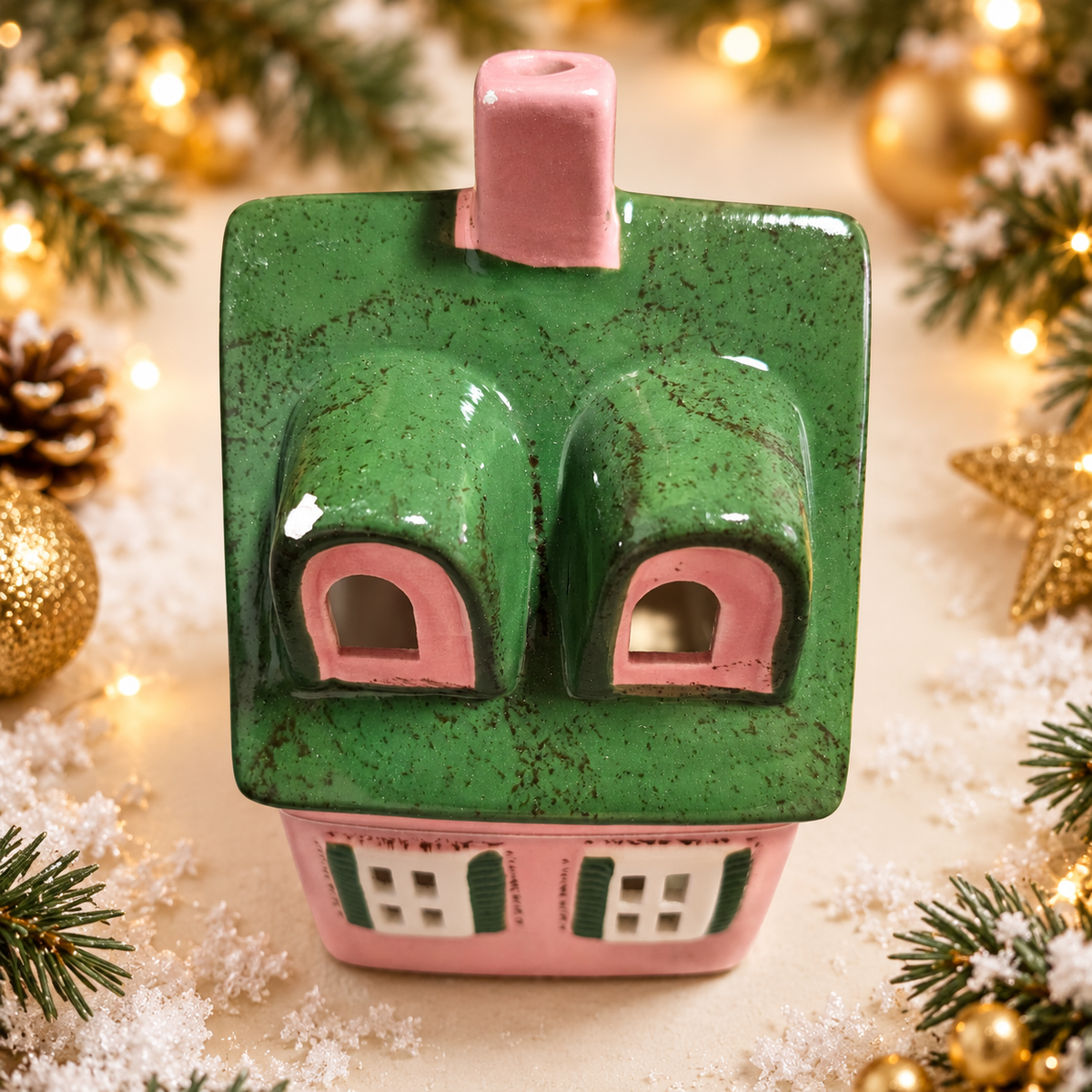 LED-Keramikhaus Weihnachten – Variante 3