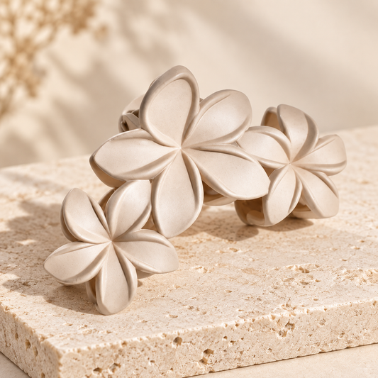 Blumen-Haarspange 10 cm – Ansicht 2