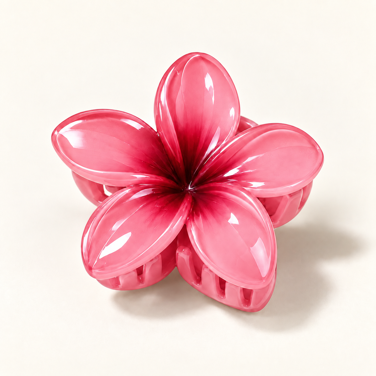 Blumenhaarspange im Frangipani-Design